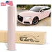 Super Gloss Glossy Pale Pink Vinyl Wrap Sticker Decal Bubble Free Air Release Car Vehicle DIY Film 