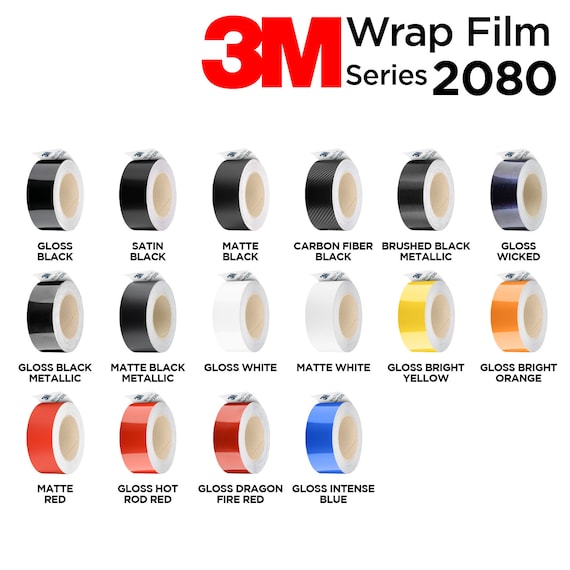Matte White 3M™ Wrap  2080 Series Matte White Wrap Film