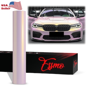 ESSMO PET Liner Space Candy Gloss Glaze Pink Gold Like Paint Color Shift Vinyl Wrap Decal Car Vehicle Air Release image 1