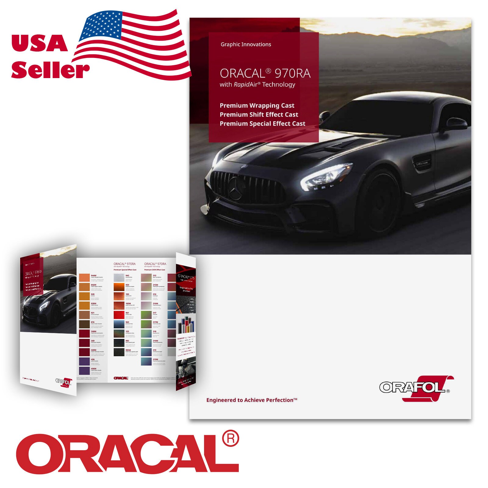 Oracal Orafol 970RA Rapidair Booklet Swatch Book Color, 47 OFF