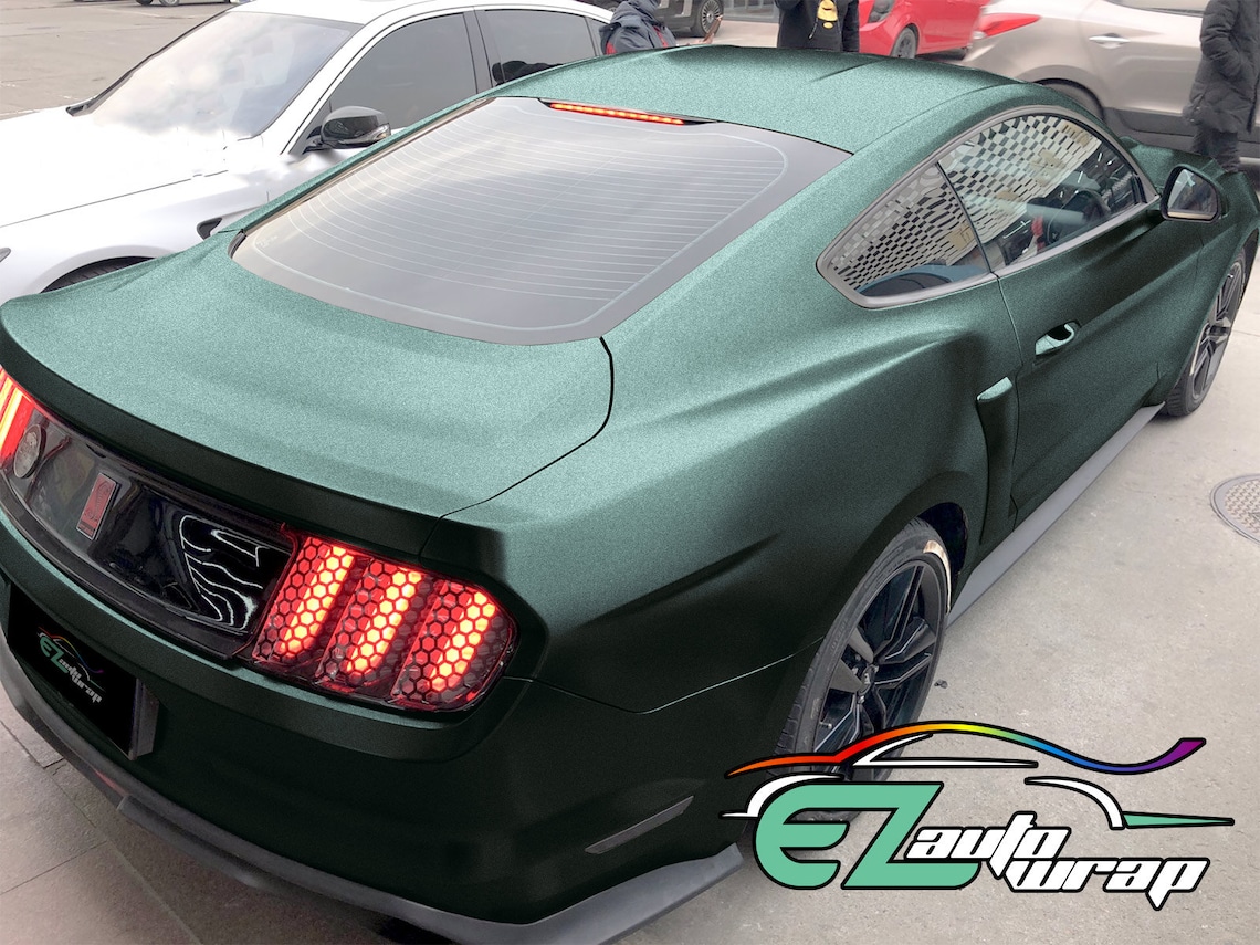 Matte Metallic Satin Pearl Dark Green Vinyl Wrap Sticker Decal Etsy
