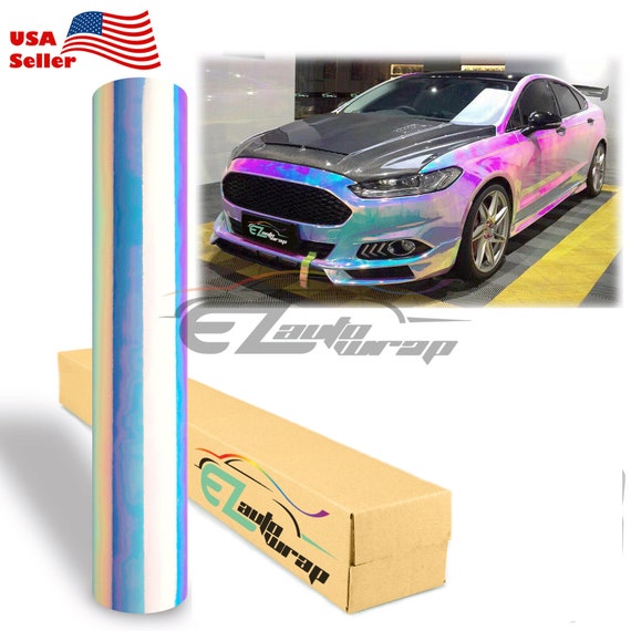 Custom Text 22 NEO CHROME Oil Slick Vinyl Decal Sticker Truck Car Turbo Boost