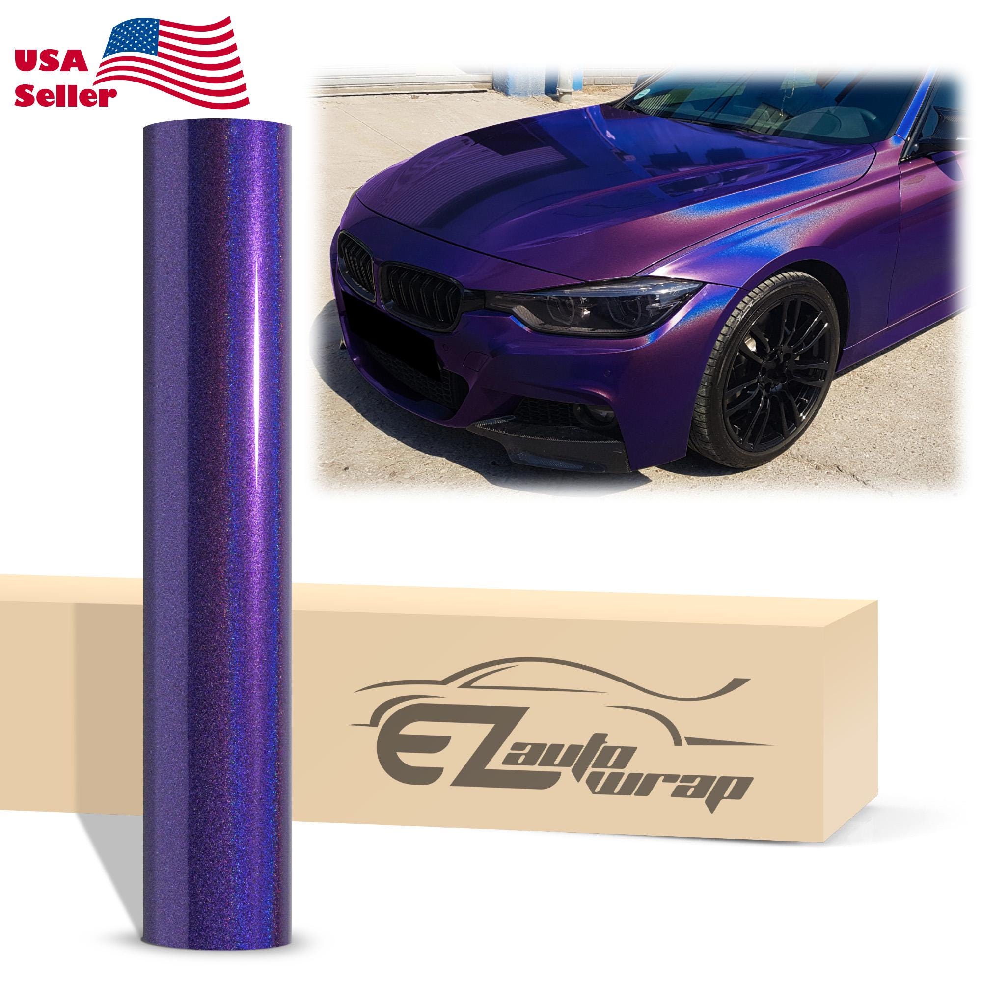Laser Flip Gloss Purple Metallic Holographic Psychedelic Rainbow