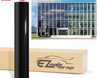 Window Tint Film Chrome Dark Smoke One Way Mirror UV Heat Reflective Rejection Home Office Glass Film Privacy Protect