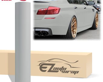 Ultra Matte Storm Gray Flat Vinyl Wrap Sticker Decal Bubble Free Air Release Car Vehicle