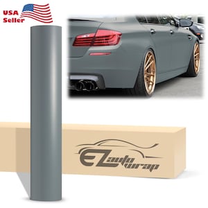 Matte Flat Nardo Gray Vinyl Wrap Sticker Decal Bubble Free Air Release Car Vehicle
