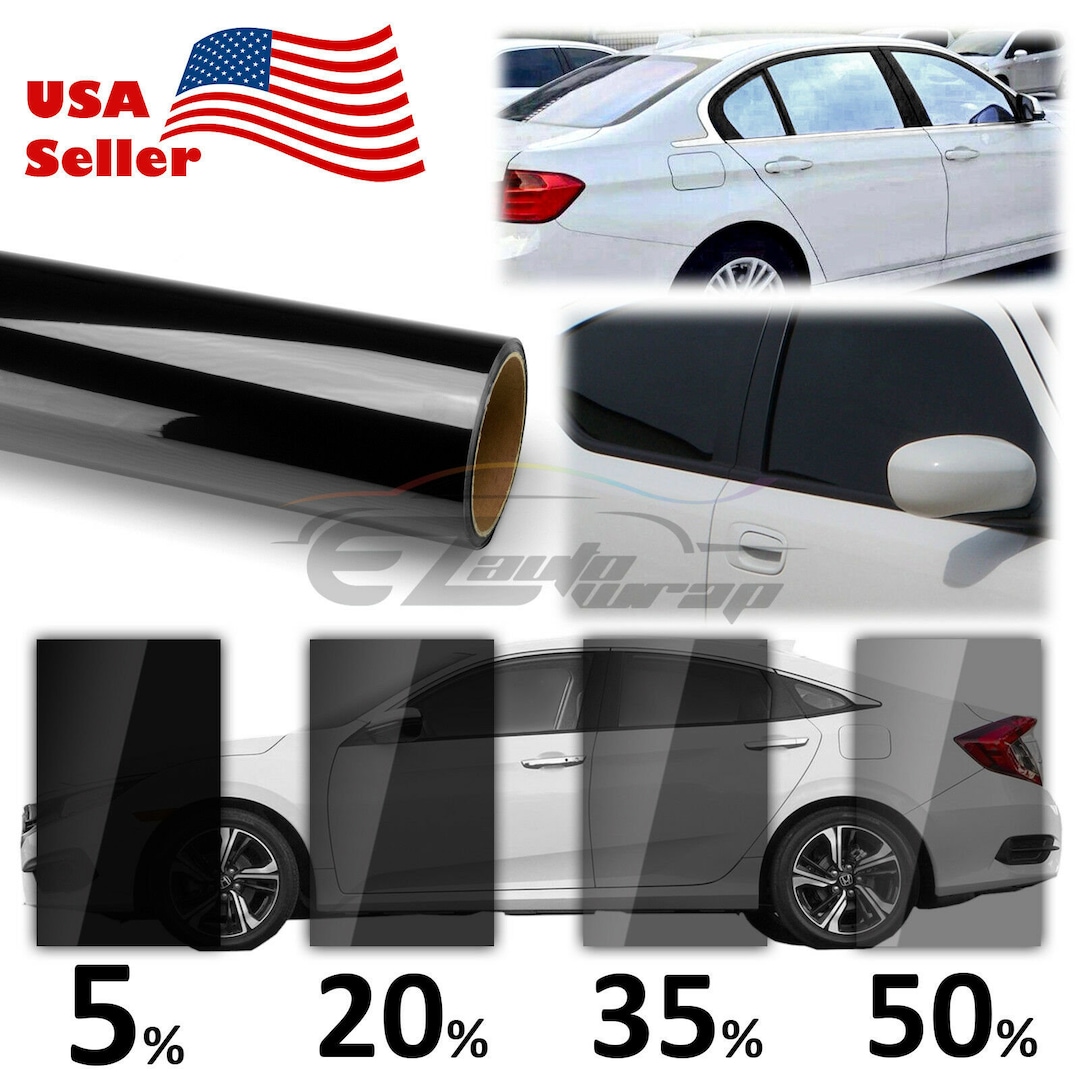 dark tint legal screen vehicle roll c lip Motoshield PRO Carbon Window Film for Auto, Car, Truck, 15% VLT 30 in x 50 ft ft Roll, CAR-30-50-15 the color wont fade or change over time $13/mo - Finance Lexen PUREMAX