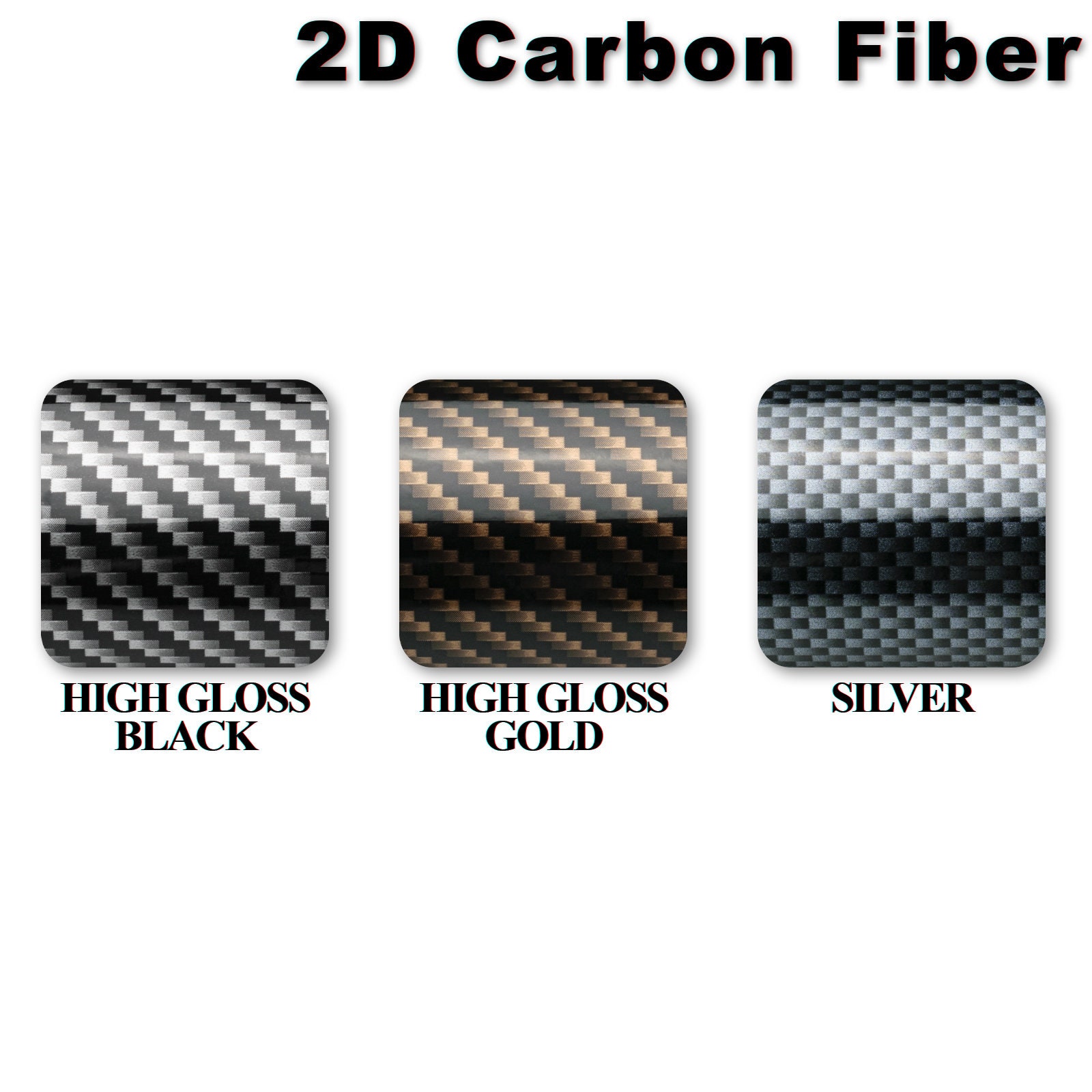 2d carbon folie schwarz