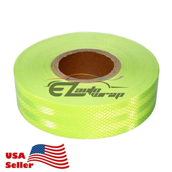 *Arrow Red Neon Yellow Conspicuity Tape 2/"x120/' Reflective Safety Truck Trailer