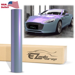 Space Candy Gloss Gray Purple Color Shift Vinyl Wrap Sticker Decal Bubble Free Air Release Car Vehicle DIY Film