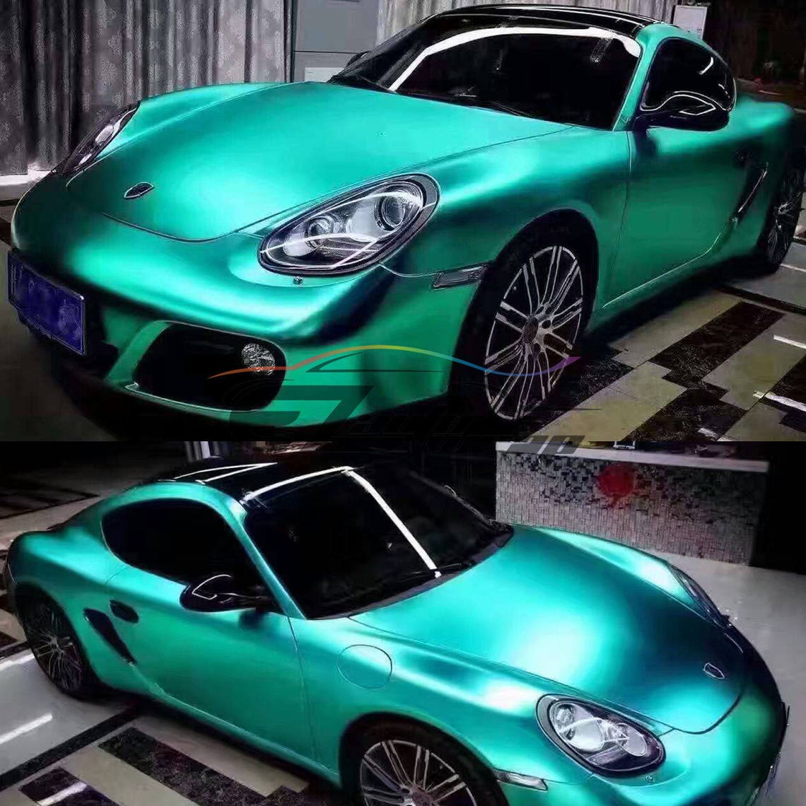 Anodized Chrome Teal Car Vinyl Wrap Sticker Decal Matte | Etsy