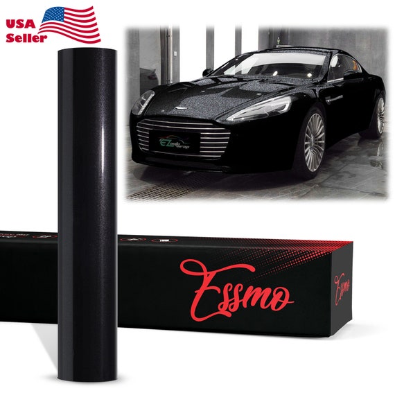 ESSMO PPF Gloss Black Silver Metallic Paint Protection Film Clear