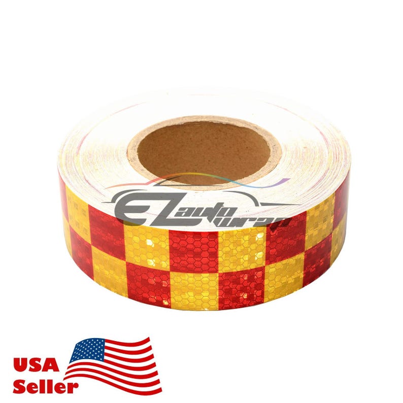 *Arrow Red White Conspicuity Tape 2/"x120/' Reflective Safety Truck Trailer Bus