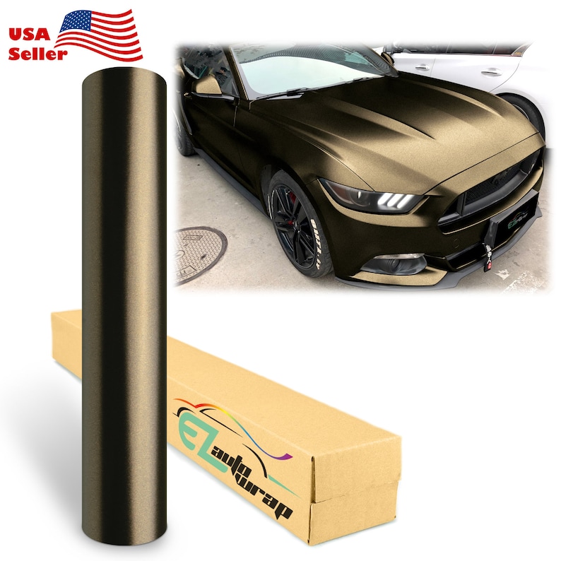 Matte Metallic Satin Pearl Black Bronze Vinyl Wrap Sticker Etsy