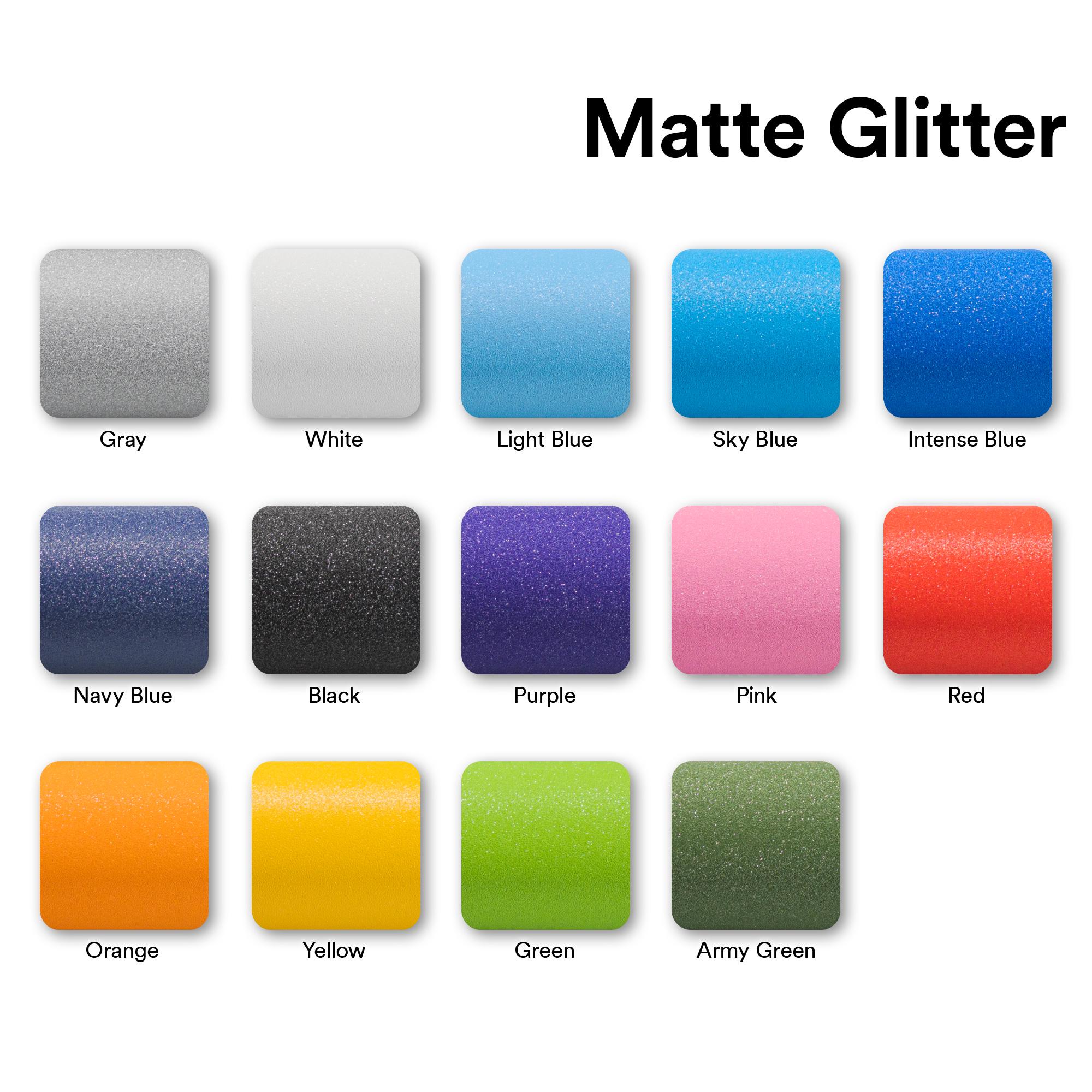 Matte Glitter Gray Texture Vinyl Wrap Sticker Decal Bubble Free Air ...