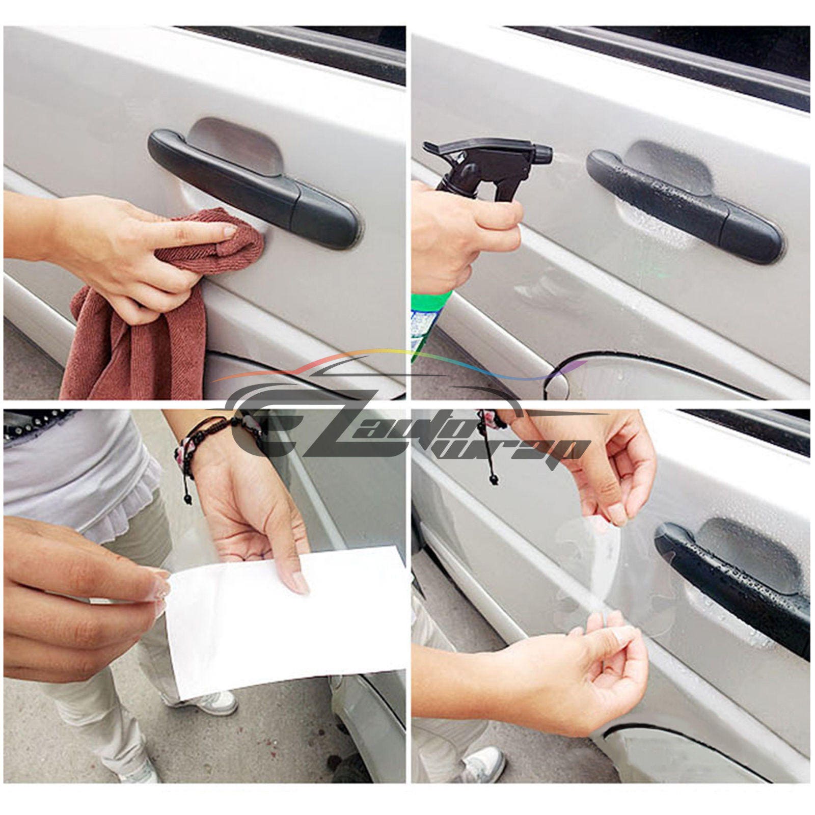 3M Scotchgard Door Handle Guard Clear Door Cup Paint Scratch Protection  Film Sticker Brace Style 01 Style 02 