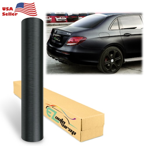 Black Mayan Pattern Vinyl Car Wrap – Special Effect Maya Design – Hachi Auto – Matte Satin Roll
