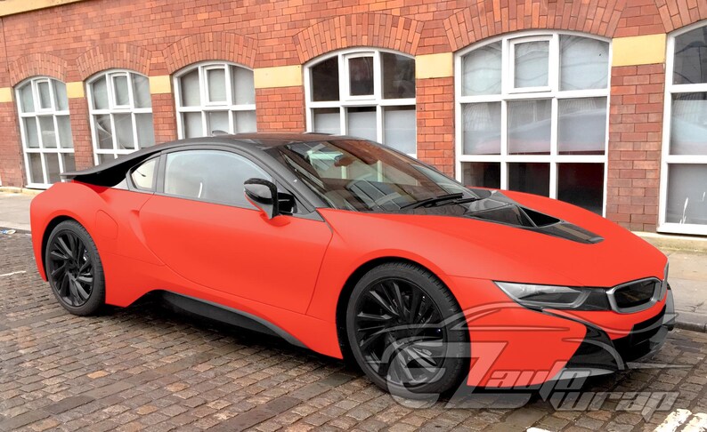 Matte Satin Car Vinyl Wrap, 14 Colors Sample & Full Roll, Moving Sale Matte Red