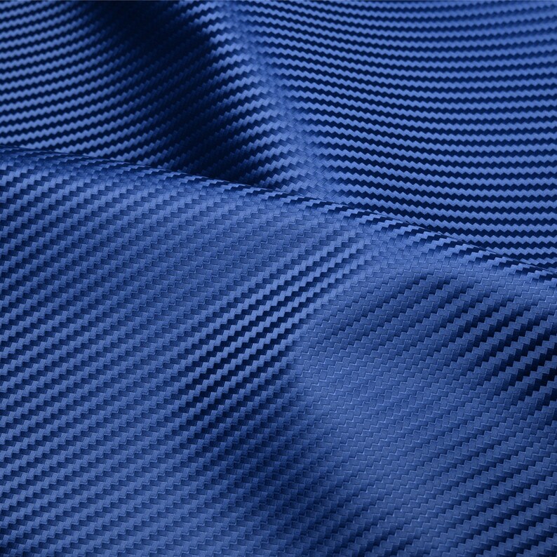 Carbon Fiber Fabric Blue Texture Cloth Marine Vinyl 54 Etsy