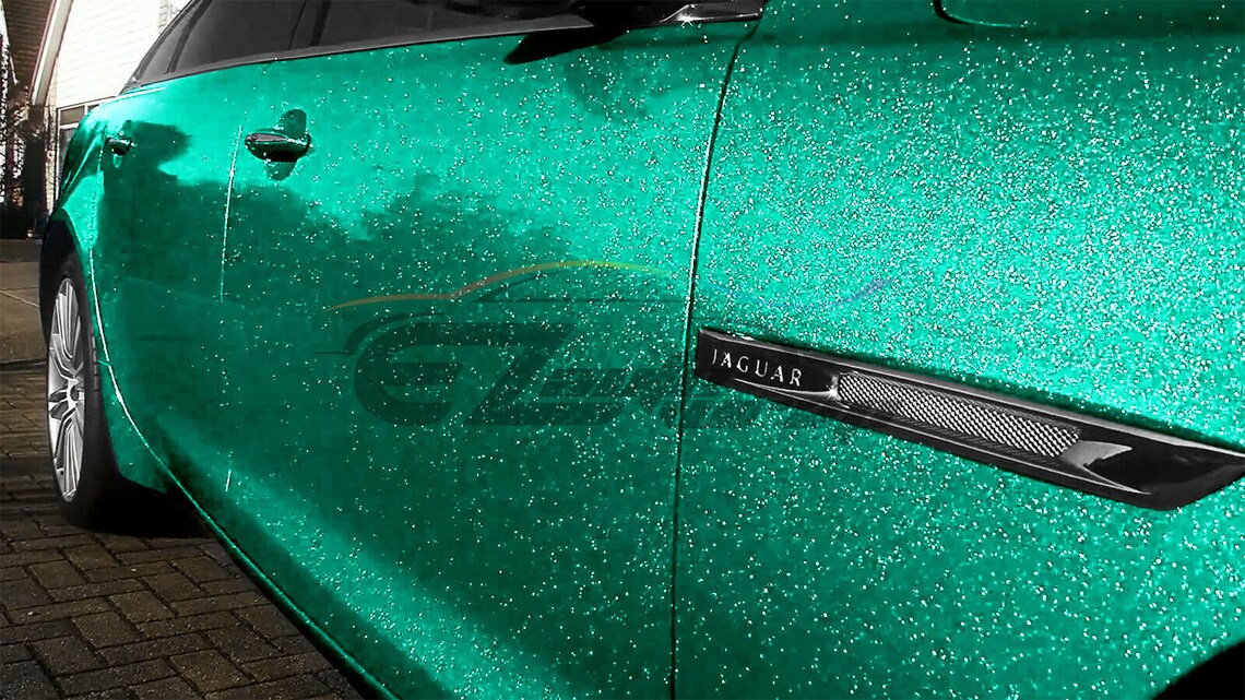 Teal Gloss Glitter Sparkle Vinyl Wrap Drum Skin Decal Shell Etsy