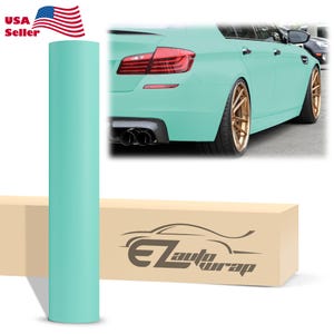 Matte Flat Teal Vinyl Wrap Sticker Decal Bubble Free Air Release Car Vehicle