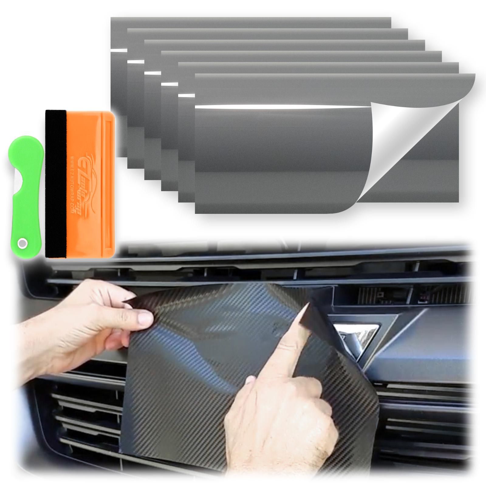 thumbnail image 2 of 6pcs 4\"x6\" Brushed Aluminum GMC Emblem Overlay – EzAuto Wrap 2 of 10