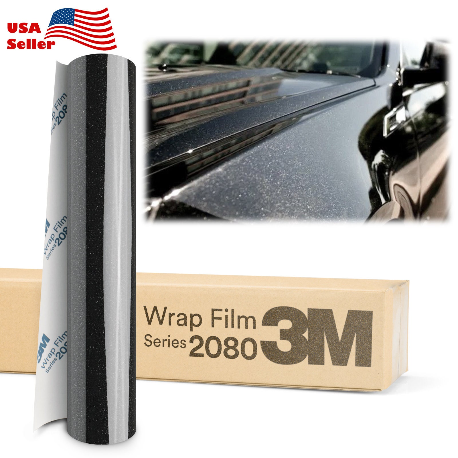 3M 2080 Series G212 Gloss Black Metallic Vinyl Wrap Sticker Decal Bubble  Free Air Release Car Vehicle DIY Film -  Hong Kong