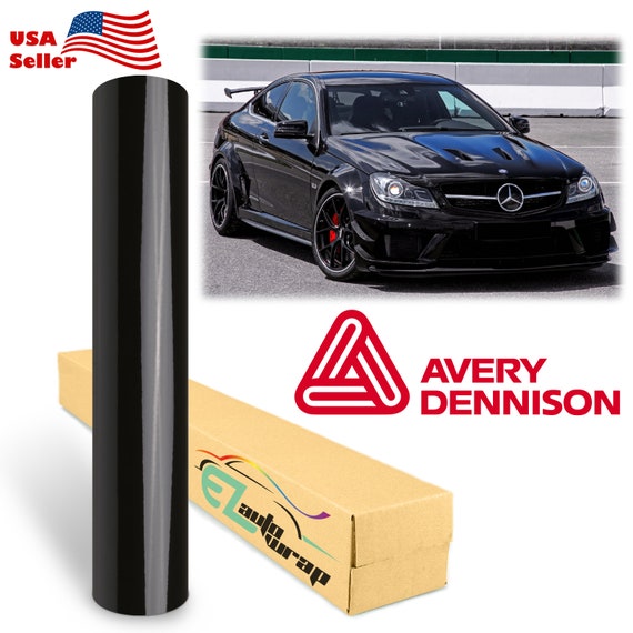 Avery Dennison SW900 Gloss Black Vinyl Wrap Sticker Decal Bubble Free Air  Release Car Vehicle DIY Film 