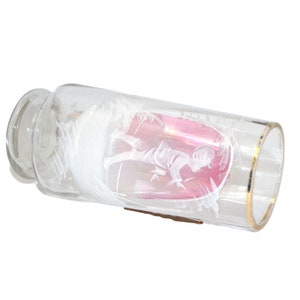 Mary Gregory Clear to Cranberry Antique Hand Painted Enamel Boy Drinking Glass Tumbler Cup