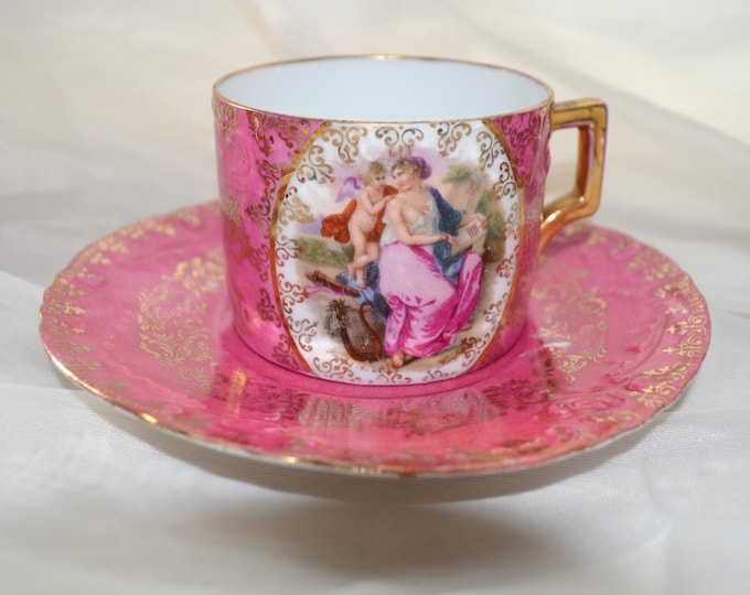 Riedl Tea Set / Porcelain Teacups Saucer Set / Josef Riedl Porcelain ...