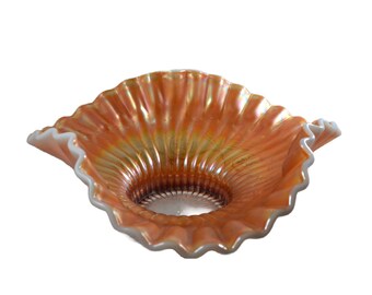 ヴィンテージ デュガン キャロライン ダブルカーブ カーニバル ガラス ヴィンテージ デュガン キャロライン ダブルカーブ カーニバル ガラス