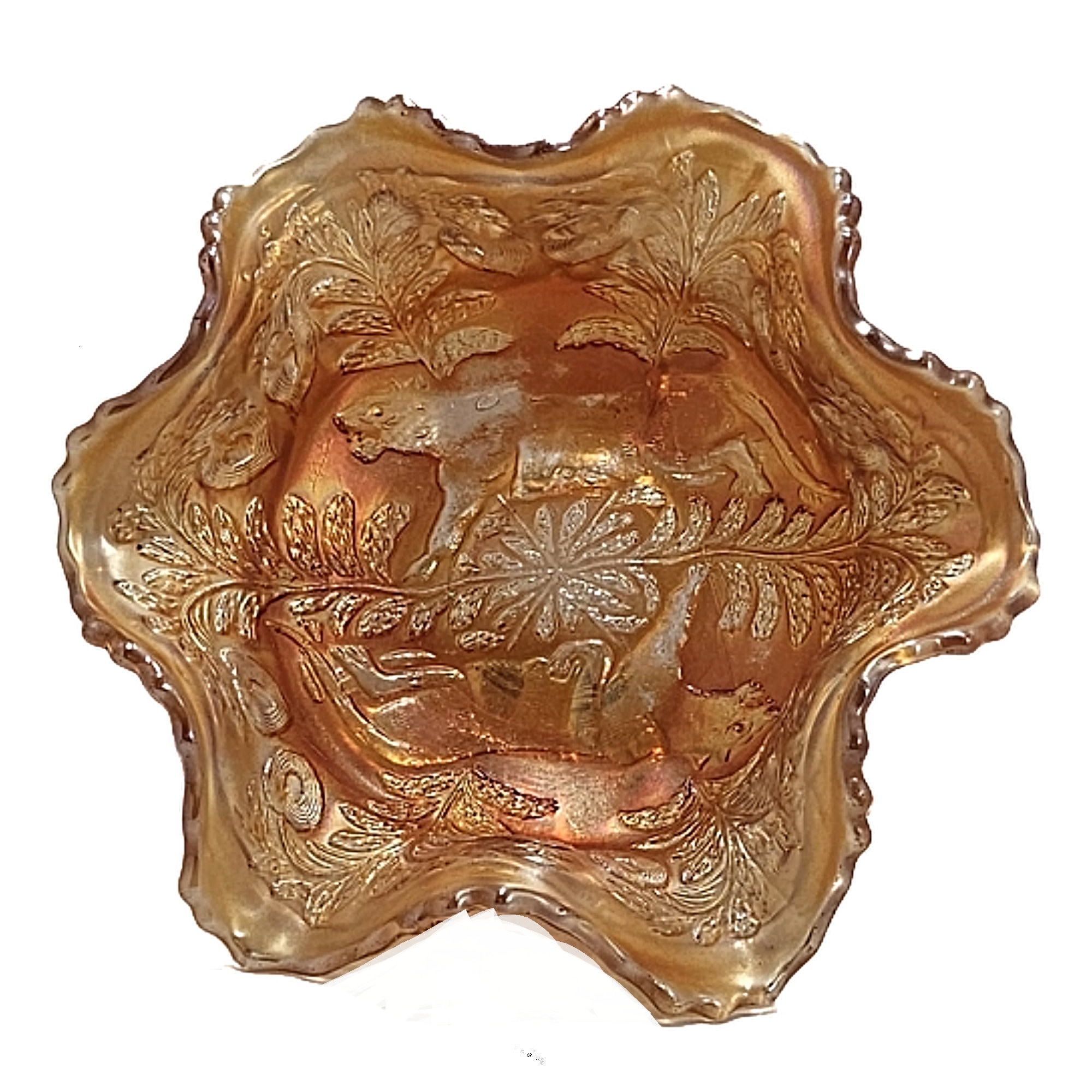 Fenton Butterfly Carnival Glass - Etsy