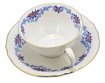 German Porcelain Cup Saucer Set Schumann US Zone Germany Mark