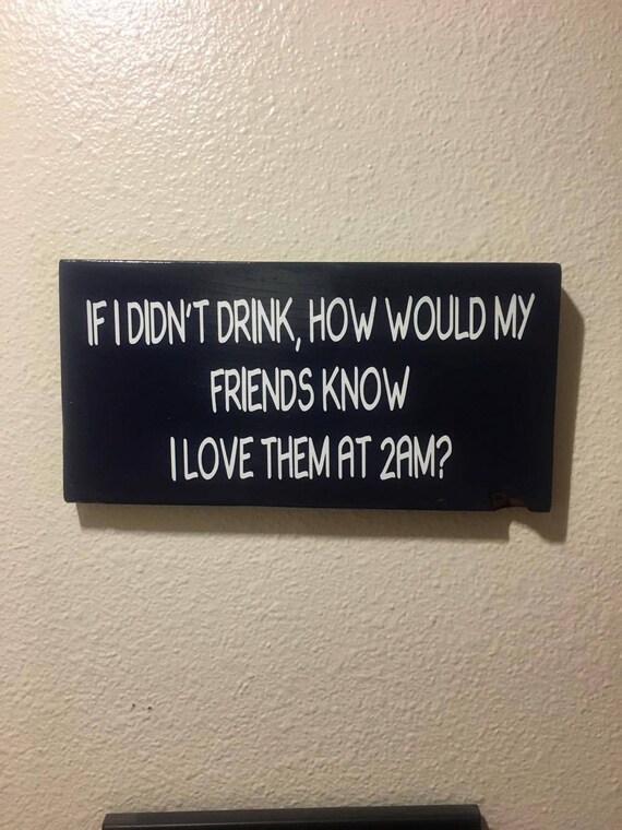 Friends at 2 a.m. funny wall hanging Etsy