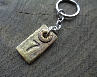 Vintage Keychain 1961 Military Rare