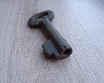 Antique bronze key 19th century Original patina
