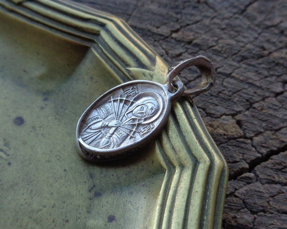 Beautiful Vintage Orthodox Silver/cubic zirconia … - image 3