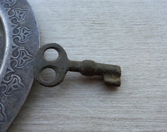 Antique bronze key 19th century Original patina