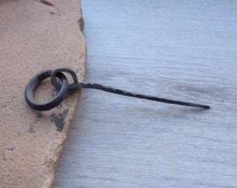Antique/Vintage Copper/Bronze Smoking pipe cleaner 17-18th century Original patina Authentic artifact Archaeological Find