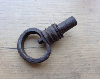 Ancient Metal screw key 18th century Authentic artifact Original Rusty patina Fragments of History-