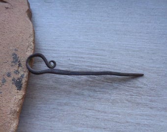 Antique Bronze Smoking pipe cleaner 17-18th century Original patina Authentic artifact Archaeological Find
