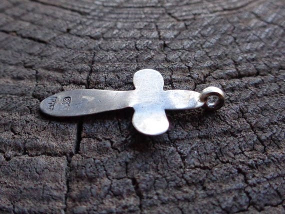 Vintage Small Silver Cross Imperial Russia 19th c… - image 6