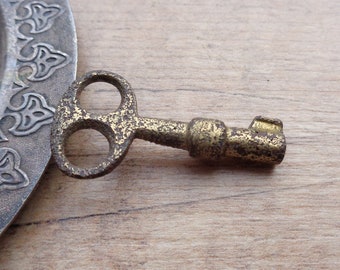 Antique bronze key 19th century Original patina