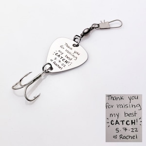 Personalized Fishing Lure, My Best Catch, Fishing Lure Handwritten, Fishing Gift For Men, Mens Gift, Fathers Day Gift, Fisherman Gift