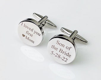 Son Of The Bride | CuffLinks | Wedding Gift for Son | Custom Cufflinks for Him | I do | Gifts For Him | Special Gift