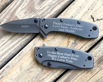 Engraved Knife, Fathers Day, Gifts For Him, Folding Knife, Personalized Groomsmen Gift, Birthday Gifts, Best Man Present, Tactical Knife