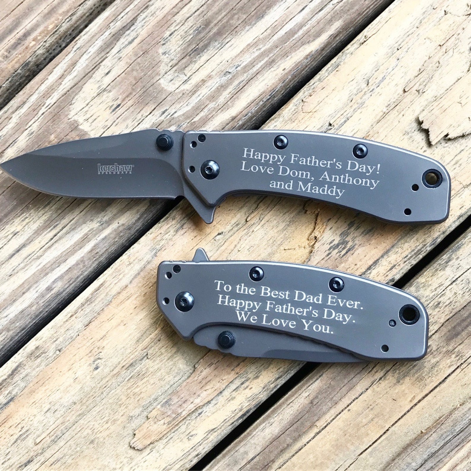 Engraved Folding Knife: Personalized Groomsmen Gift, Father's Day Present
