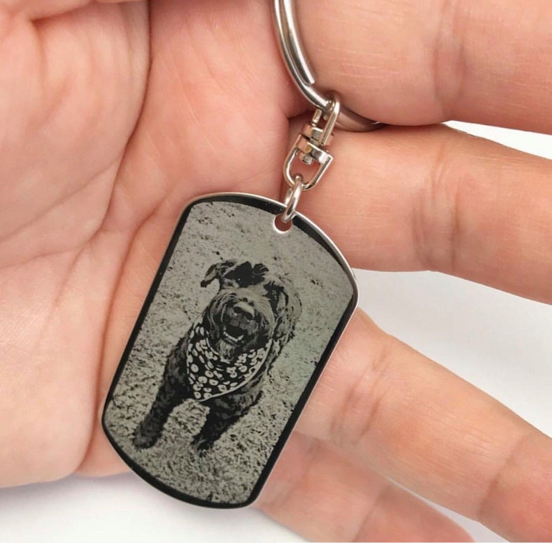 Photo Keychain Picture Keychain Personalize Photo Keychain Etsy