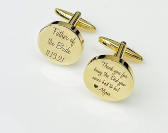 Gift For Stepdad, Personalized Cufflinks, Step Father Of The Bride, Wedding Gift for Stepdad, Custom Cufflinks for Him, Stepdad Fathers Day