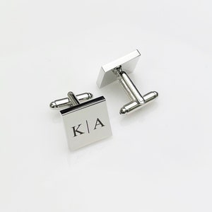 Cufflinks | Personalized Cuff Links | Handwriting CuffLinks | Wedding Gift for Husband | Custom Cufflinks for Him | Square Cufflinks